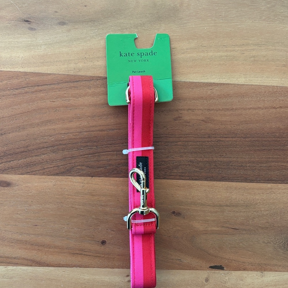 kate spade Red and Pink Dog leash - Picture 2 of 3